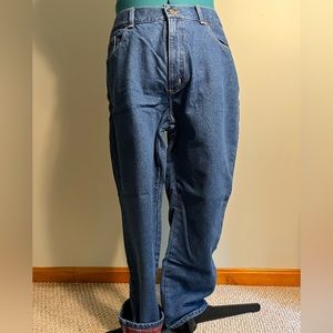 LL Bean flannel lined jeans